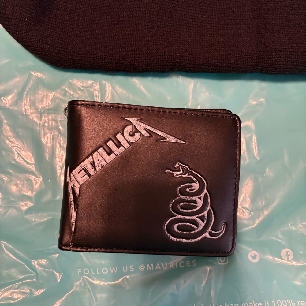 Black Metallica wallet